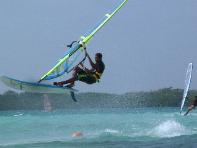Bonaire Caribbean - Freestyle Windsurfing at Lac Bay